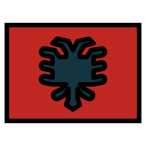 アルバニア Smalllikeart Lineal Color icon