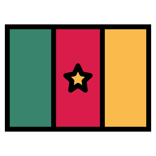 camerún Smalllikeart Lineal Color icono