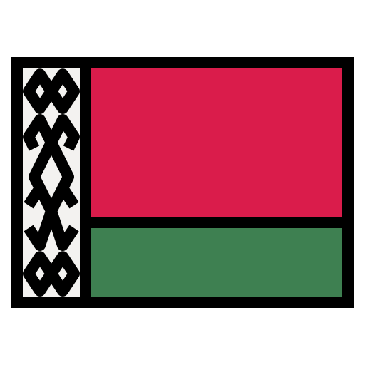 białoruś Smalllikeart Lineal Color ikona