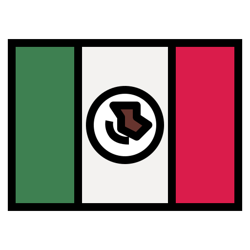 멕시코 Smalllikeart Lineal Color icon