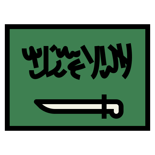 arabia saudyjska Smalllikeart Lineal Color ikona