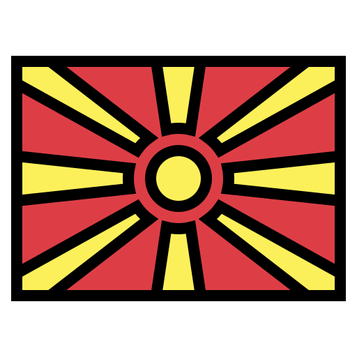 mazedonien Smalllikeart Lineal Color icon
