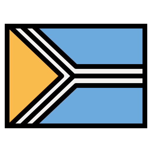 tuvalu Smalllikeart Lineal Color ikona