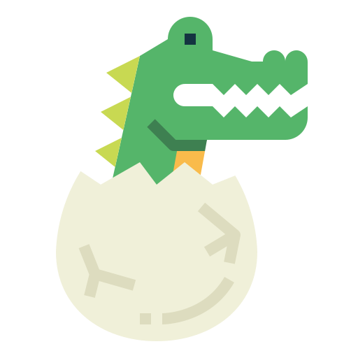cocodrilo Smalllikeart Flat icono