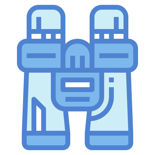binocular Generic Blue icono