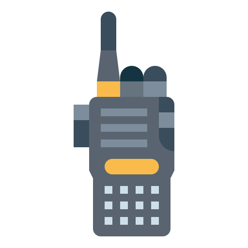 walkie-talkie Smalllikeart Flat icon