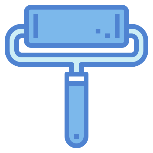 Roller brush Generic Blue icon