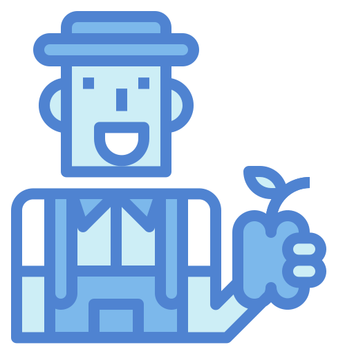 Farmer Generic Blue icon