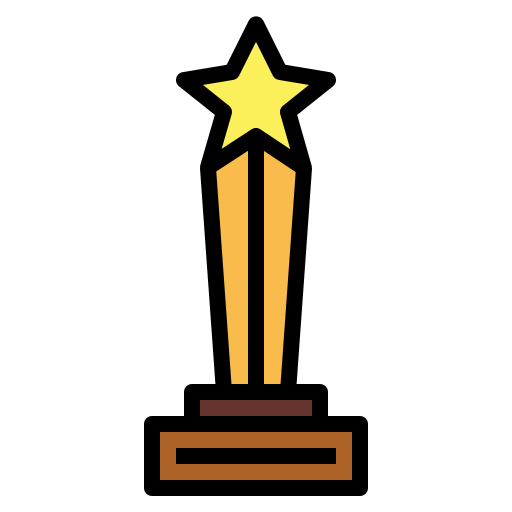 Award Smalllikeart Lineal Color icon