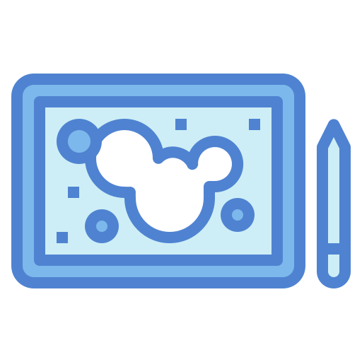 디지털 페인팅 Generic Blue icon