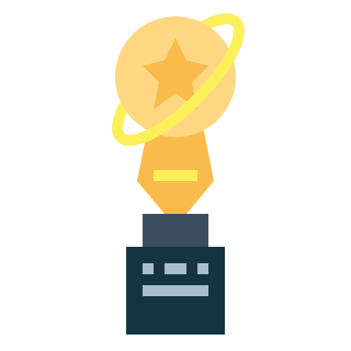 Award Smalllikeart Flat icon