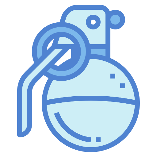 Grenade Monochrome Blue icon