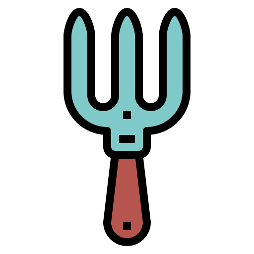 tenedor Smalllikeart Lineal Color icono