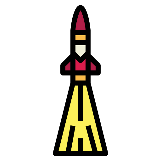 Missile Smalllikeart Lineal Color icon