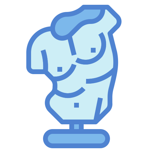 Sculpture Generic Blue icon