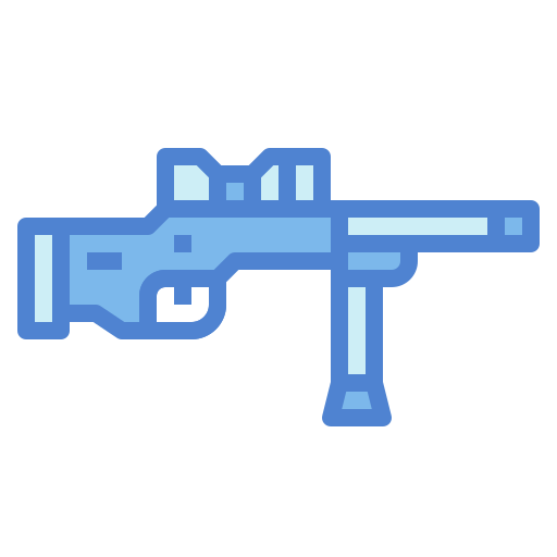 scharfschütze Monochrome Blue icon