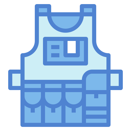 방탄 조끼 Monochrome Blue icon
