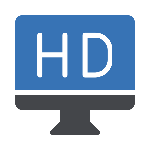 schermo televisivo Generic Blue icona