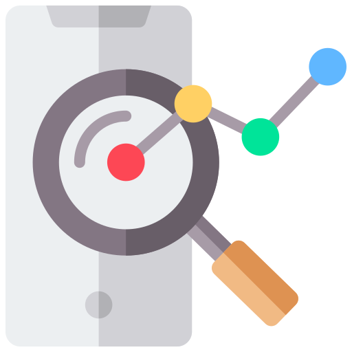 Mobile analytics Generic Flat icon