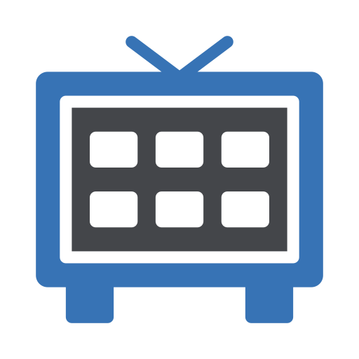 fernsehen Generic Blue icon