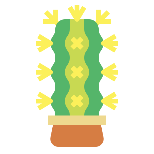 cactus Smalllikeart Flat icoon