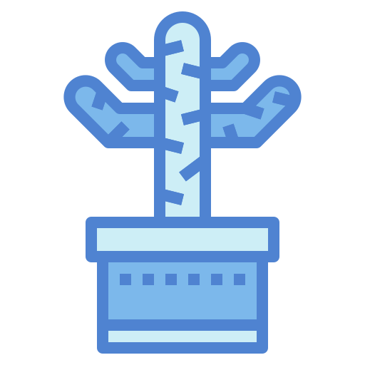 Cactus Monochrome Blue icon