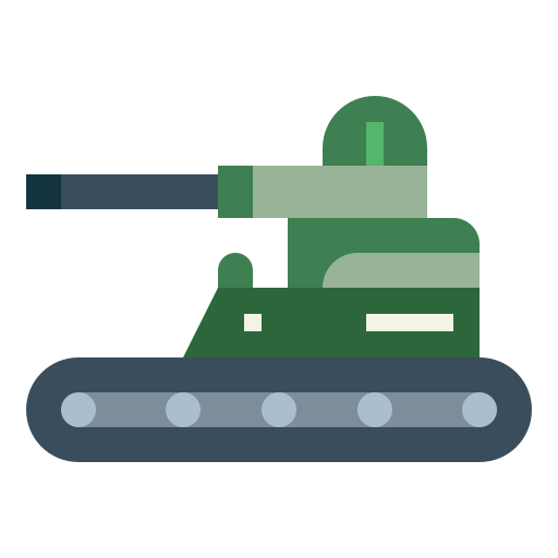 czołg Smalllikeart Flat ikona