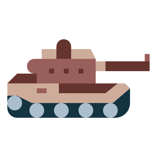 탱크 Smalllikeart Flat icon