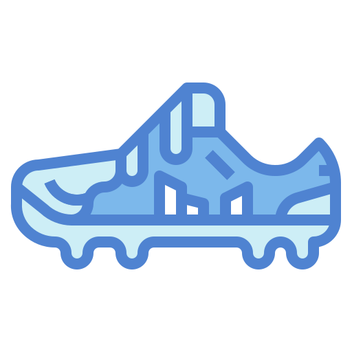 Football shoes Monochrome Blue icon