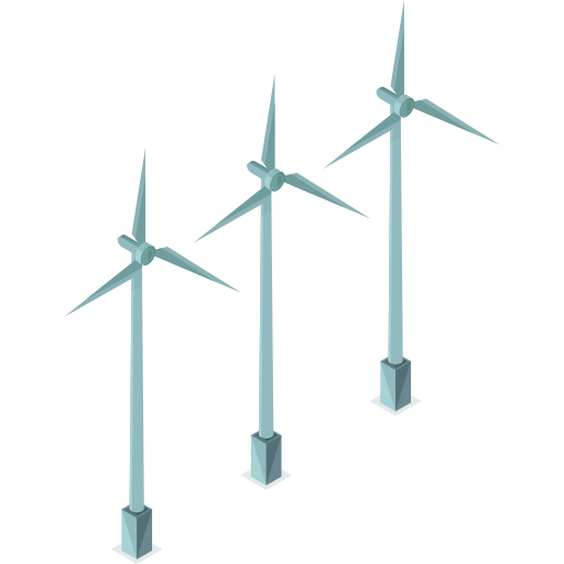 Ветряная мельница Roundicons Premium Isometric иконка
