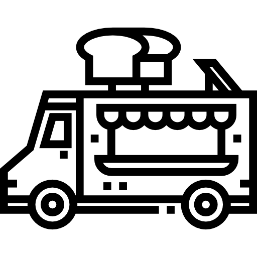 ベーカリートラック Detailed Straight Lineal icon