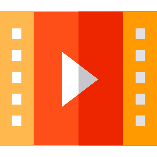 Film Basic Straight Flat icon