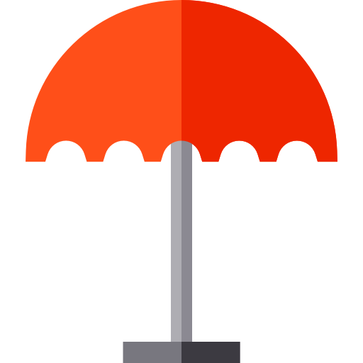 paraguas Basic Straight Flat icono