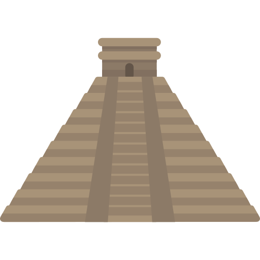 piramide maya Special Flat icona