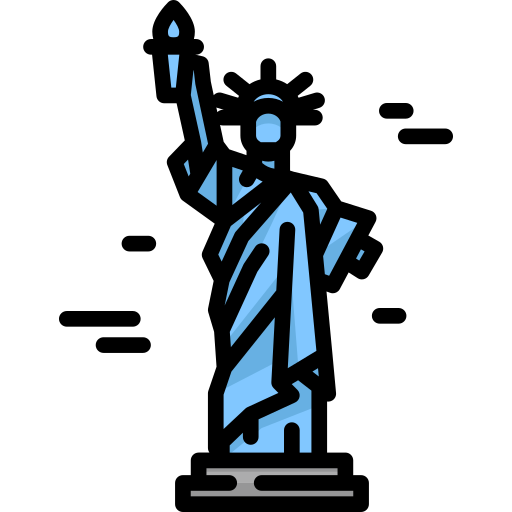 estátua da liberdade Special Lineal color Ícone