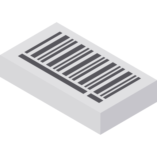 Barcode Isometric Flat icon