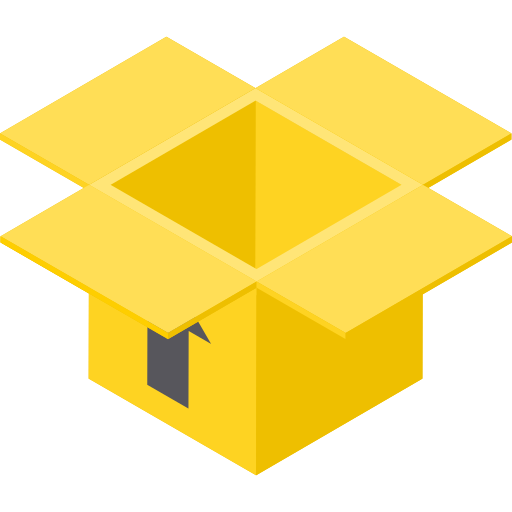 Box Isometric Flat icon