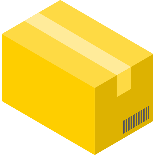 scatola Isometric Flat icona