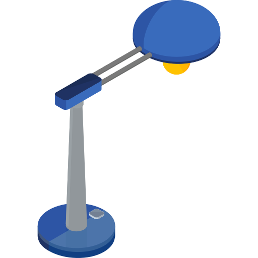 lámpara Roundicons Premium Isometric icono