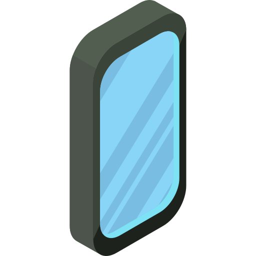 Mirror Roundicons Premium Isometric icon