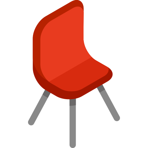 krzesło Roundicons Premium Isometric ikona