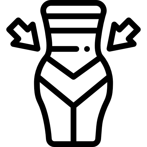 날씬한 Detailed Rounded Lineal icon