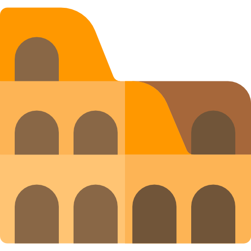 coliseo Basic Rounded Flat icono