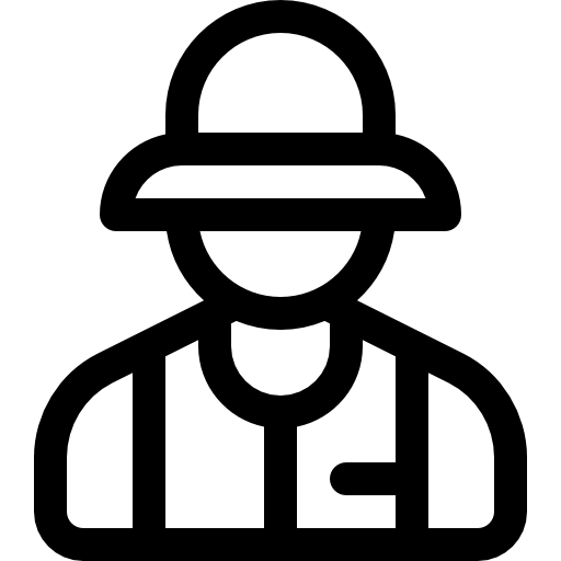 archéologue Basic Rounded Lineal Icône