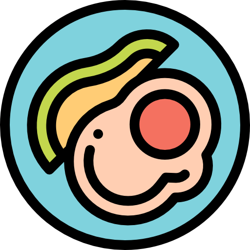 Breakfast Detailed Rounded Lineal color icon