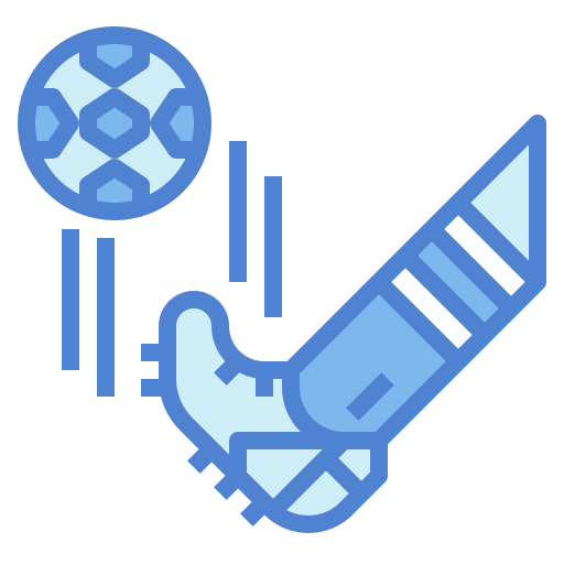キックボール Monochrome Blue icon