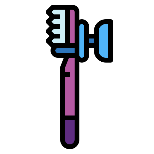 歯ブラシ Smalllikeart Lineal Color icon