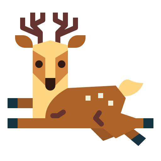 cervo Smalllikeart Flat icona