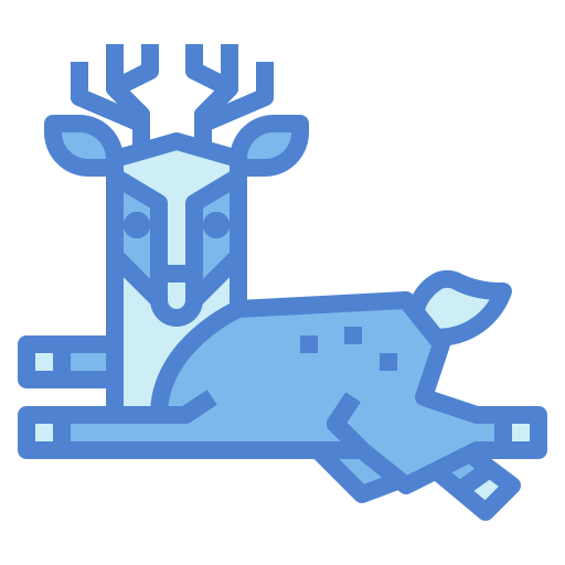 cervo Monochrome Blue icona
