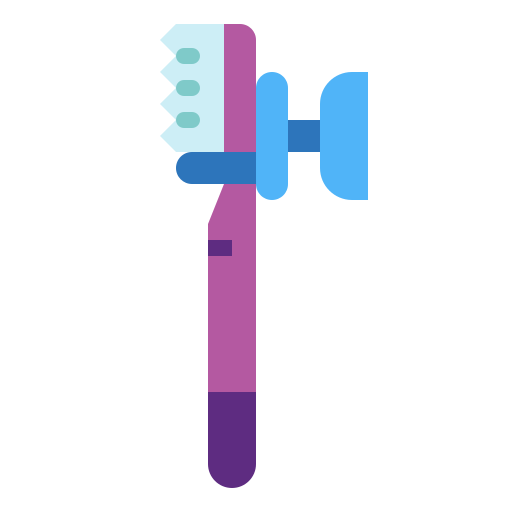 cepillo de dientes Smalllikeart Flat icono